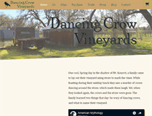 Tablet Screenshot of dancingcrow.com